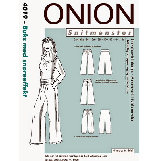Onion 4019 Snitmønster
